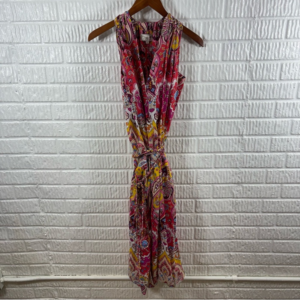 Mille Marilyn Dress In Zanzibar XS Sleeveless Travel Resort - Picture 2 of 5